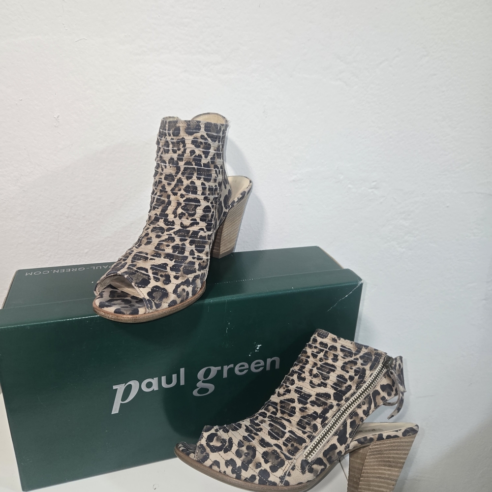 Paul Green Leopard Print Women's Shoes